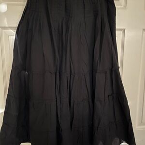 St. John's Bay Black Full Skirt